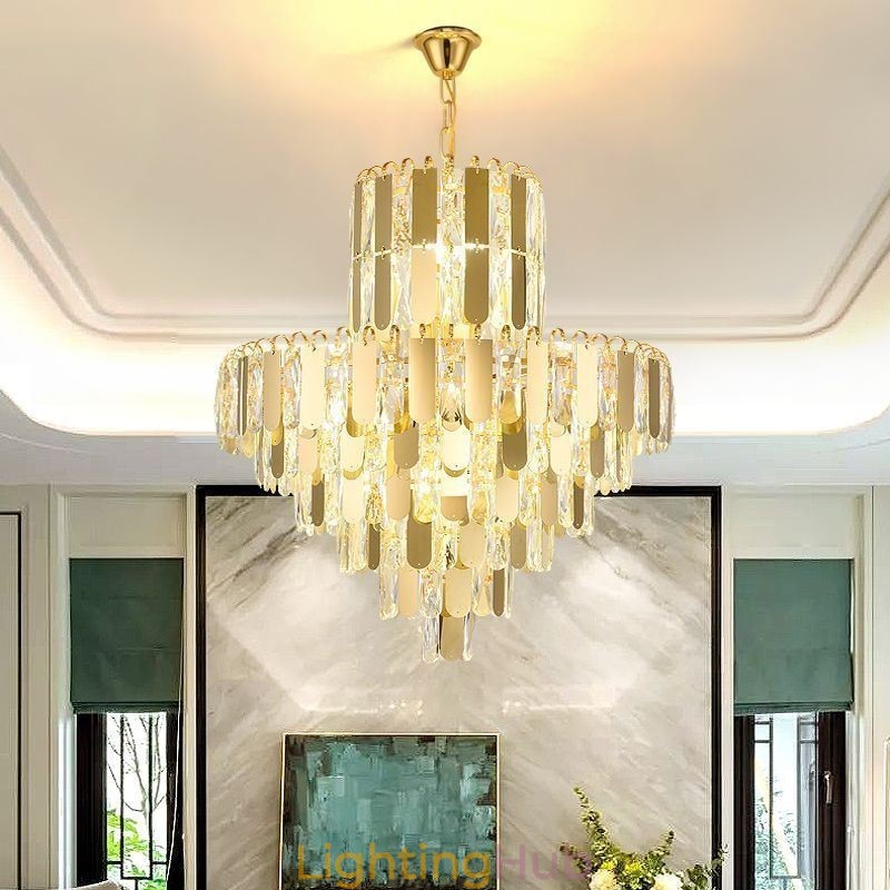 Modern Crystal Pendant Light Contemporary Ceiling Lights Fixtures