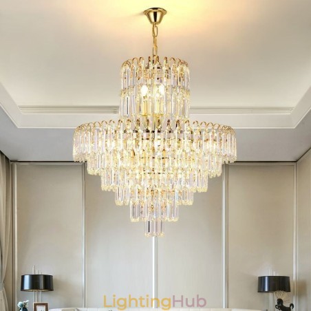 Elegant Pendant Light Crystal Round Ceiling Lighting Fixture Elegant Pendant Light Crystal Round Ceiling Lighting Fixture