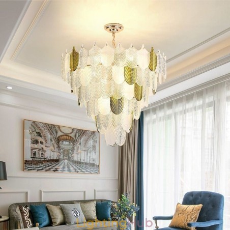 Crystal Elegant Leaf Pendant Light Ceiling Pendant Light Crystal Elegant Leaf Pendant Light Ceiling Pendant Light