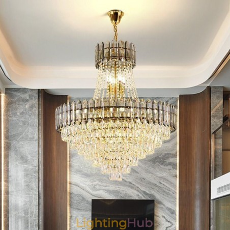 Modern Gold Crystal Pendant Lighting Hanging Light Modern Gold Crystal Pendant Lighting Hanging Light