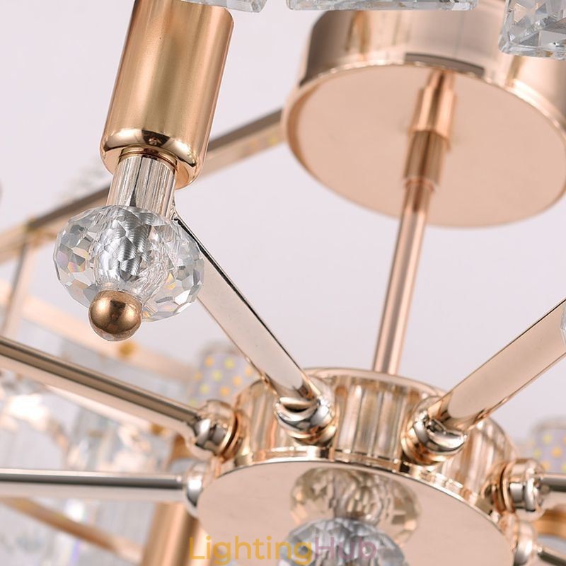 White Crystal Pendant Light Modern Ceiling Lights Hanging Lights