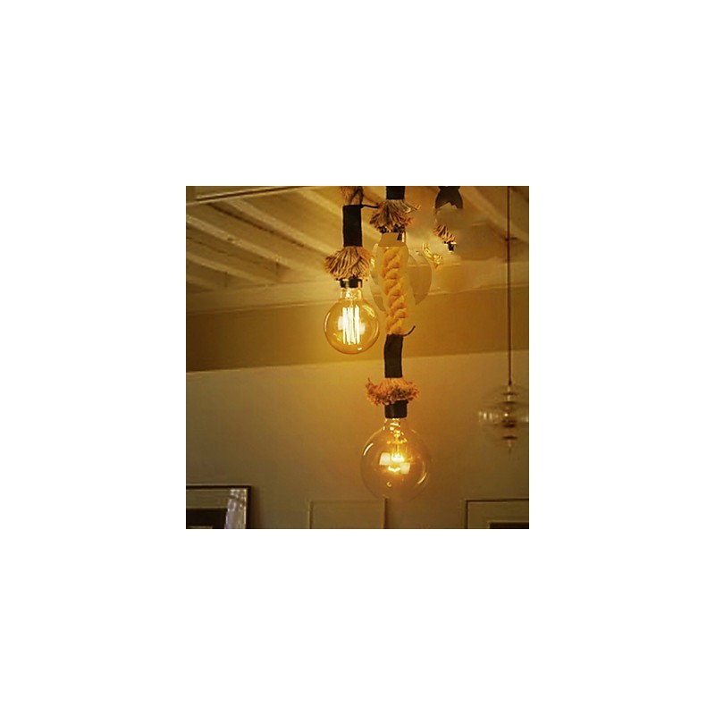 Chandelier Mini Style Traditional Classic Glass Pendant Light