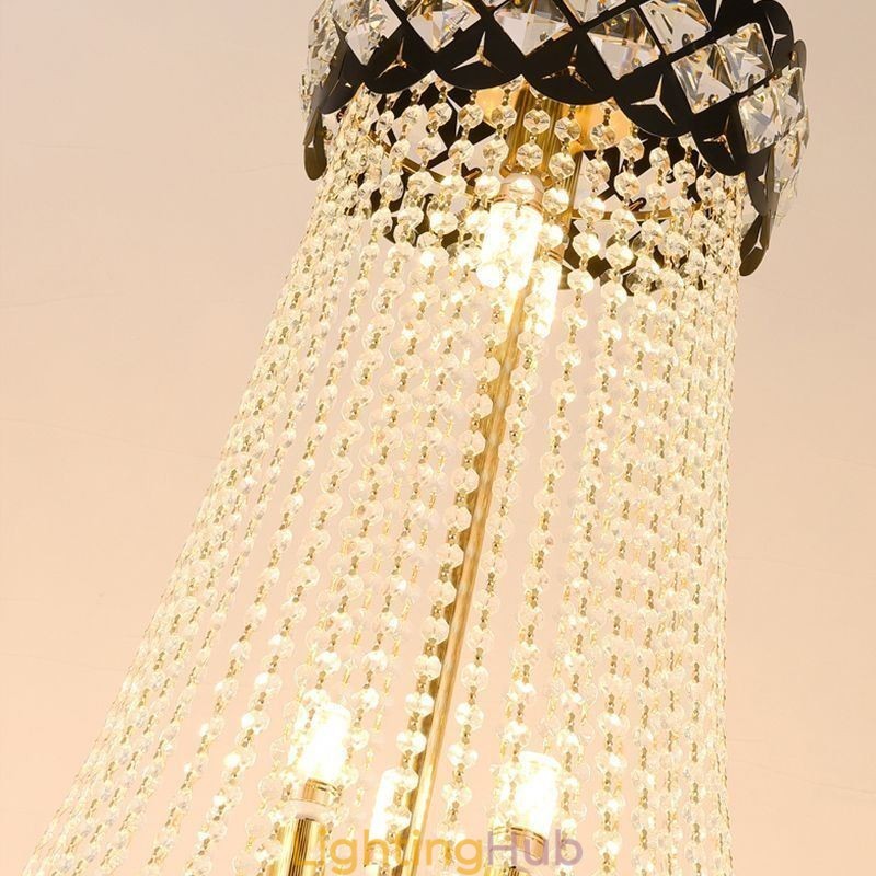 Luxurious Pendant Light Crystal Ceiling Light Fixture