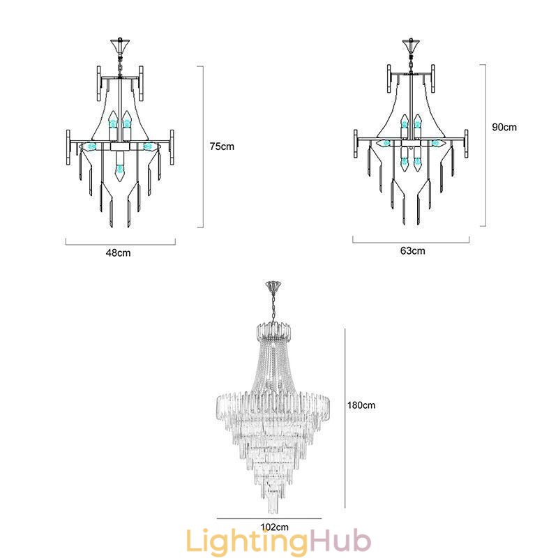 Gorgeous Pendant Light Crystal Ceiling Light Fixture