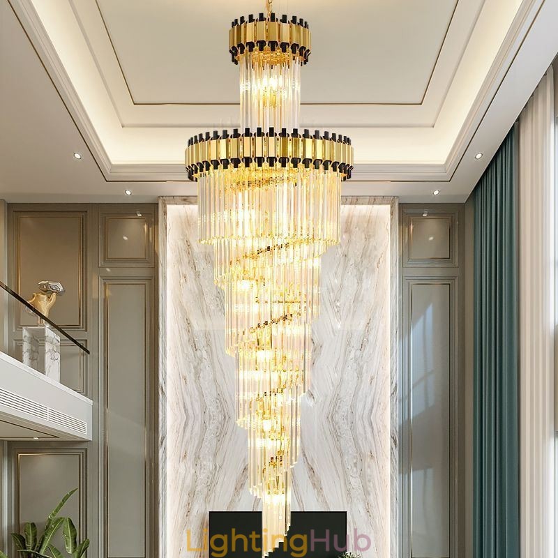 Crystal Pendant Light Modern Spectacular K9 Ceiling Light