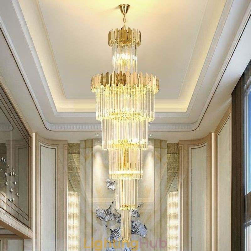 Modern Crystal Ceiling Light Fixture Pendant Lamp Dining Foyer