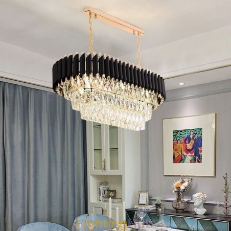 Crystal Pendant Light Oval Ceiling Light Fixture Crystal Pendant Light Oval Ceiling Light Fixture