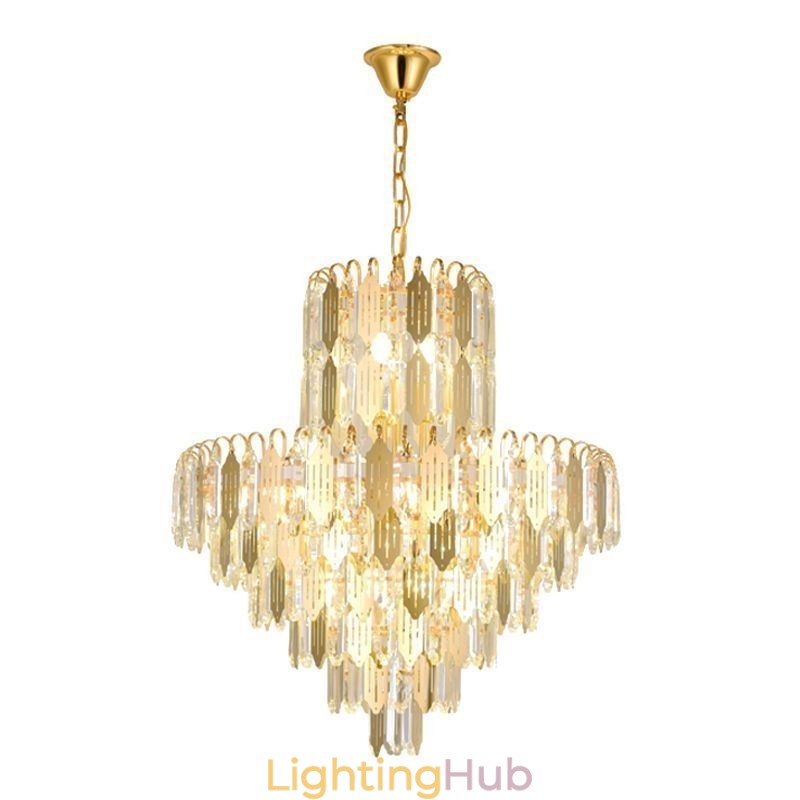 Modern Crystal Pendant Light Contemporary Ceiling Lamp