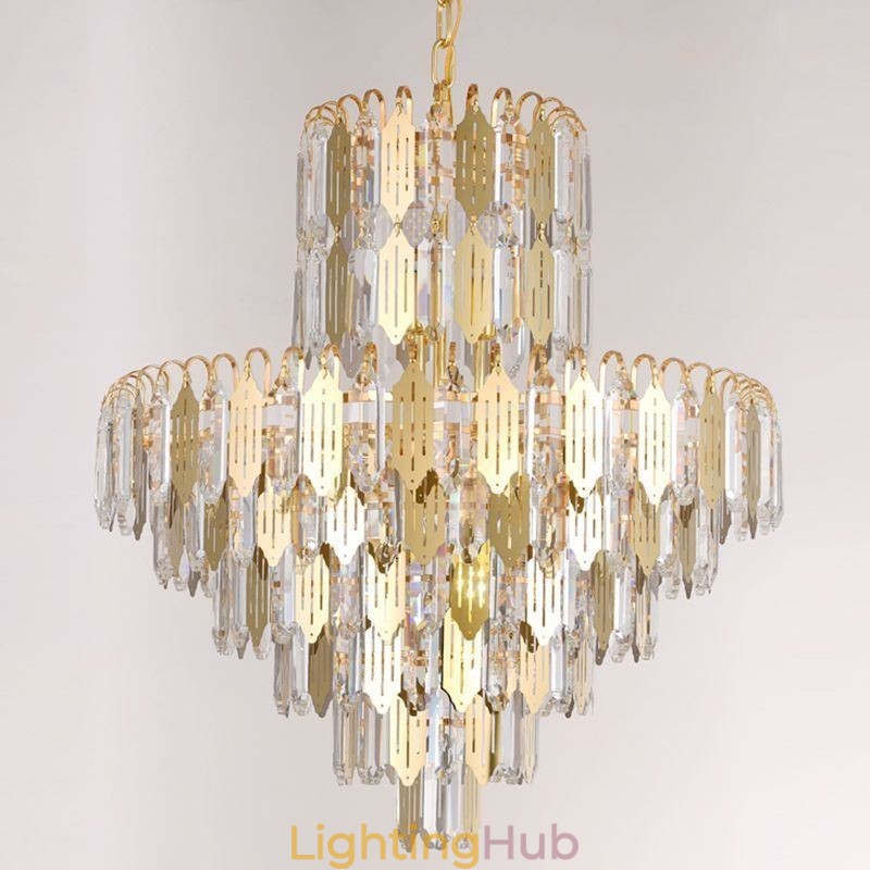 Modern Crystal Pendant Light Contemporary Ceiling Lamp