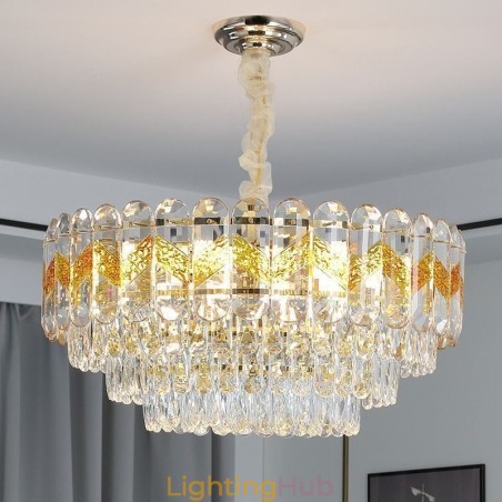 Luxury Pendant Light Crystal Ceiling Lighting Fixture 9 12 16 Lights Luxury Pendant Light Crystal Ceiling Lighting Fixture 9 12 16 Lights