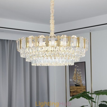Crystal Pendant Light Round Ceiling Light Fixture Crystal Pendant Light Round Ceiling Light Fixture
