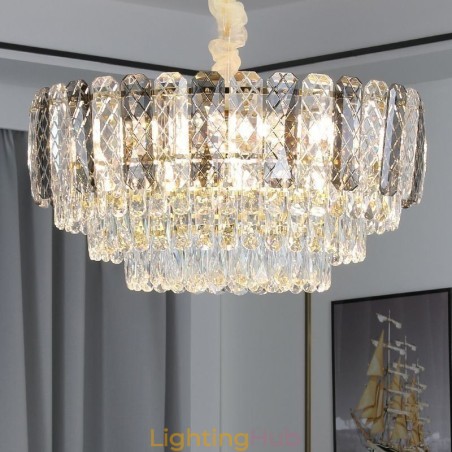 European Pendant Light Crystal Round Ceiling Light European Pendant Light Crystal Round Ceiling Light
