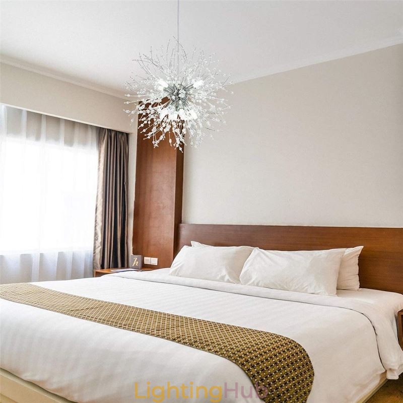 Firework Chandelier 8 Lights Dandelion Pendant Light