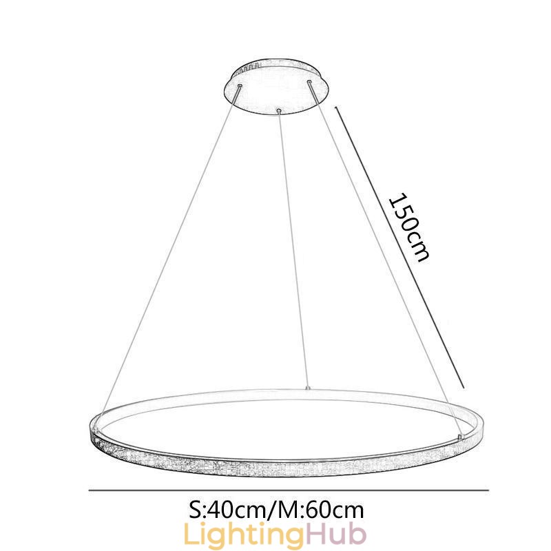 Pendant Light Acrylic Circle Hanging Light