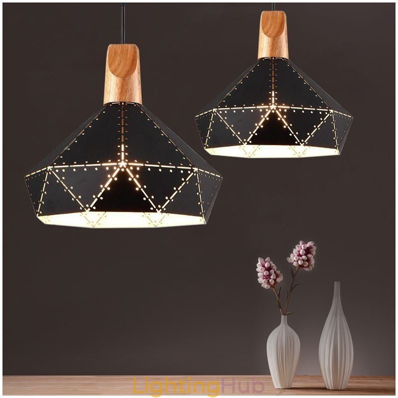 Industrial Retro Vintage Hanging Light Hollow Lampshade