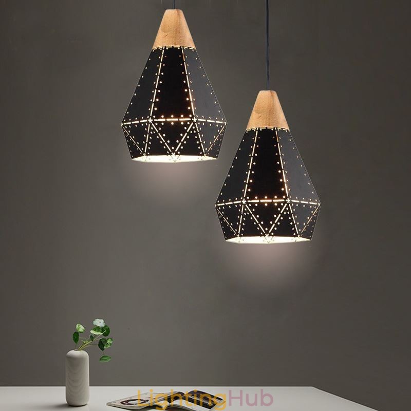 Industrial Retro Vintage Hanging Light Hollow Lampshade