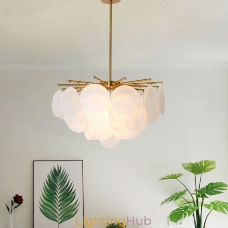 Modern 6 Light Hanging Light Pendant Light With Glass Shape Modern 6 Light Hanging Light Pendant Light With Glass Shape