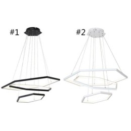 Modern Hexagonal Hanging Light Pendant Light