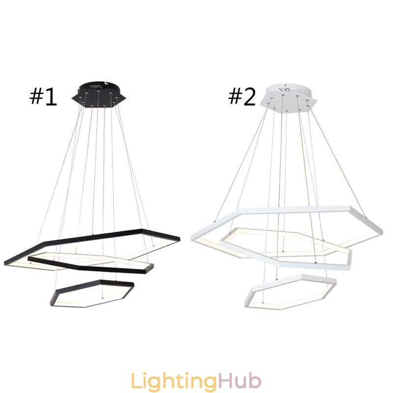 Modern Hexagonal Hanging Light Pendant Light