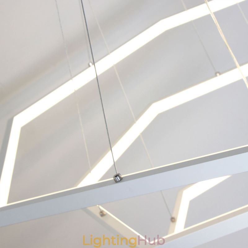 Modern Hexagonal Hanging Light Pendant Light