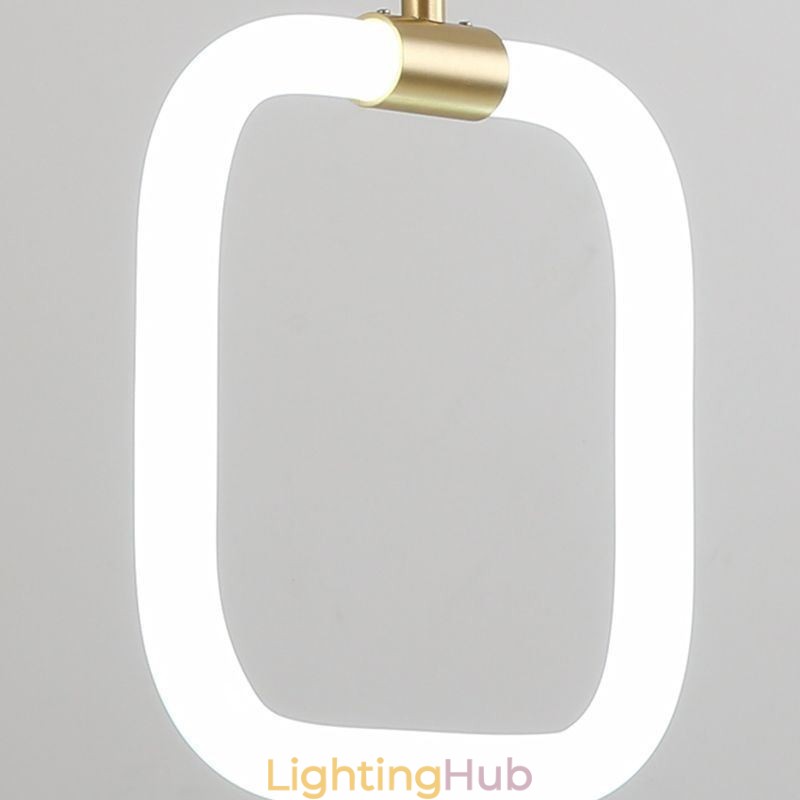 Modern Simple Pendant Light Brass Ceiling Light