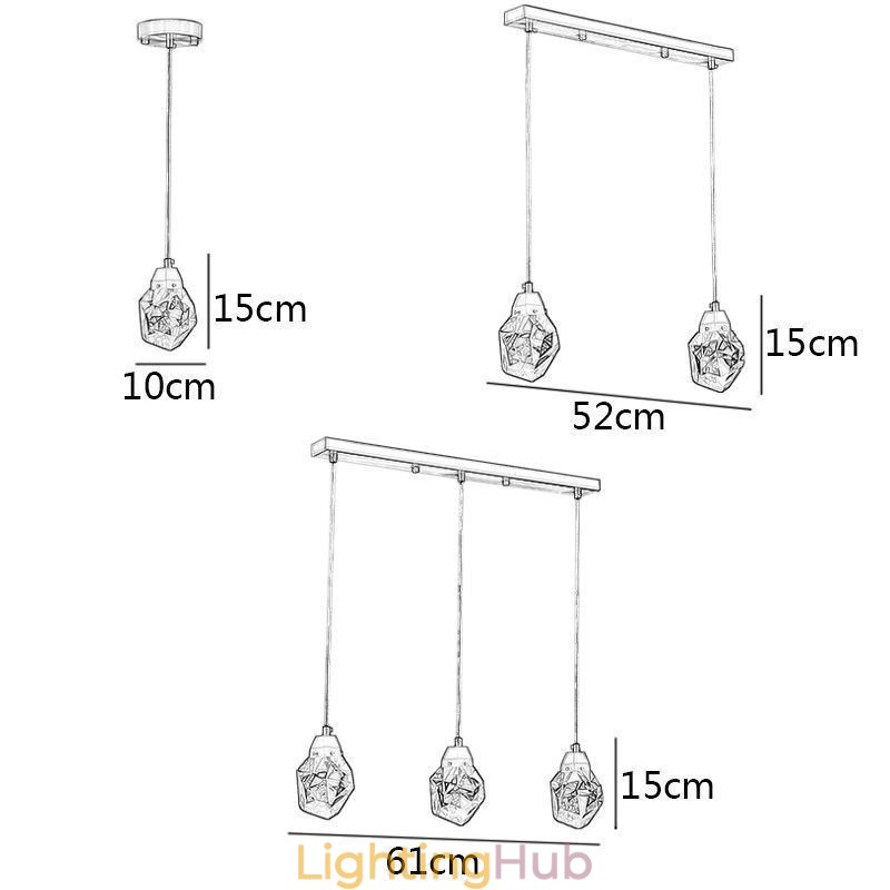 Mini Simple Crystal Ball Light Hanging Light Ceiling Light