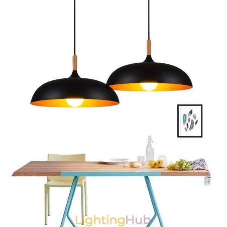 Modern Pendant Light Minimalist Decorative Light Fixture Black White Modern Pendant Light Minimalist Decorative Light Fixture Black White