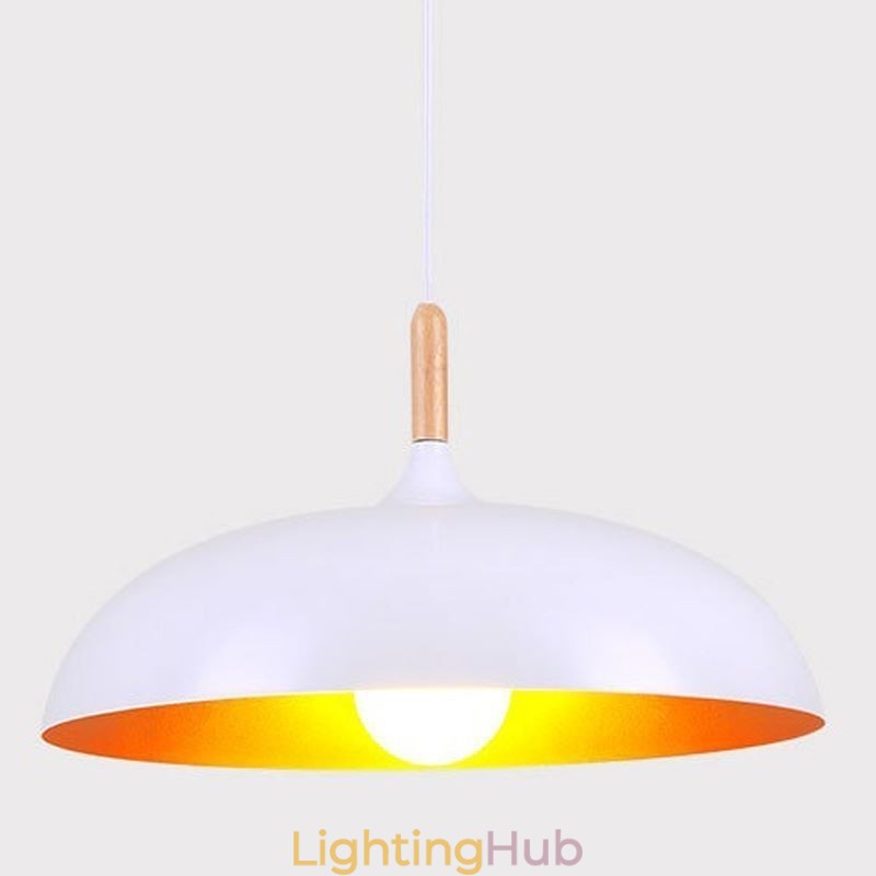 Modern Pendant Light Minimalist Decorative Light Fixture Black White
