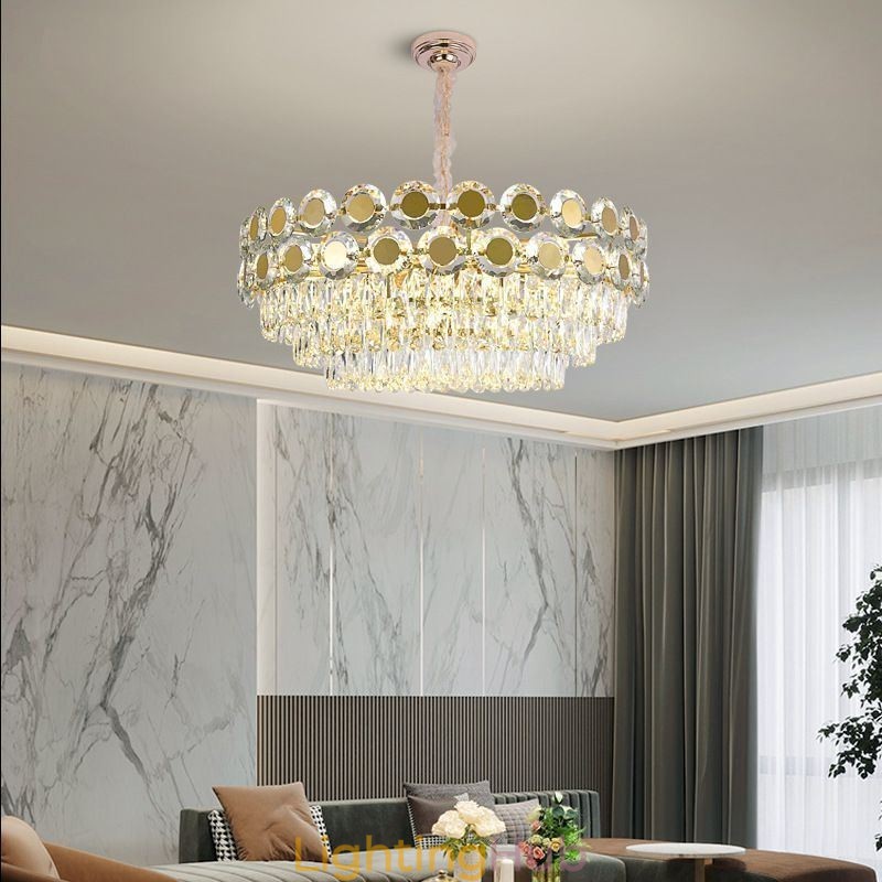 Modern Crystal Pendant Light Ceiling Lighting Fixture