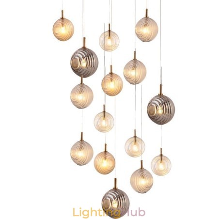 Glass Pendant Light Creative Decorative Glass Globe Loft