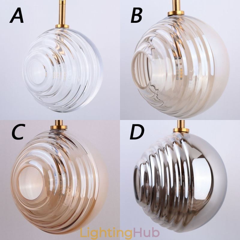 Glass Pendant Light Creative Decorative Glass Globe Loft