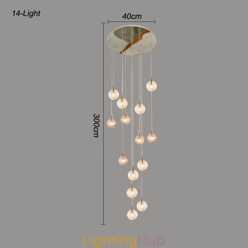 Glass Pendant Light Creative Decorative Glass Globe Loft