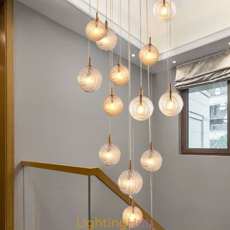 Glass Pendant Light Creative Decorative Glass Globe Loft