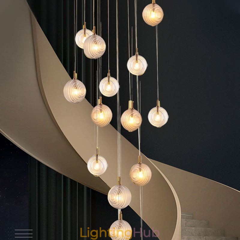 Glass Pendant Light Creative Decorative Glass Globe Loft