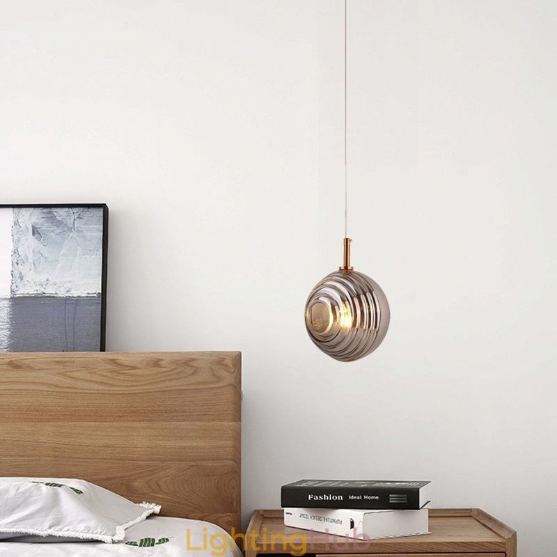 Glass Pendant Light Creative Decorative Glass Globe Loft