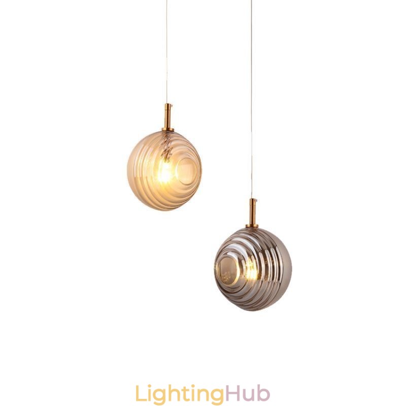 Glass Pendant Light Creative Decorative Glass Globe Loft