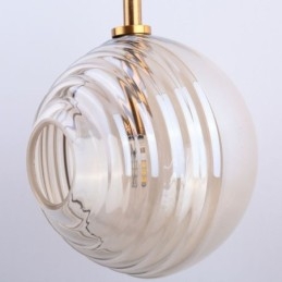 Glass Pendant Light Creative Decorative Glass Globe Loft