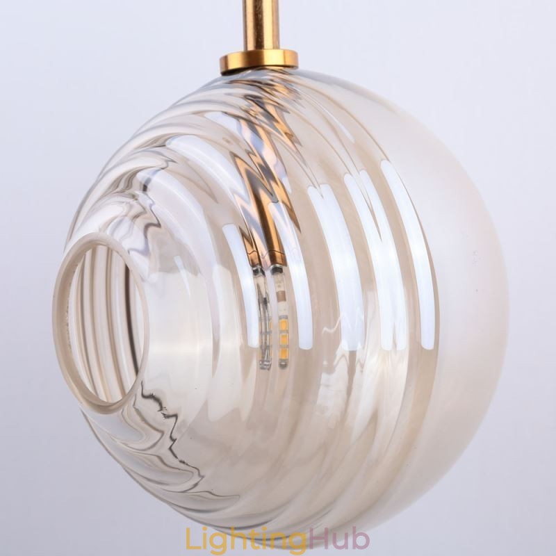 Glass Pendant Light Creative Decorative Glass Globe Loft