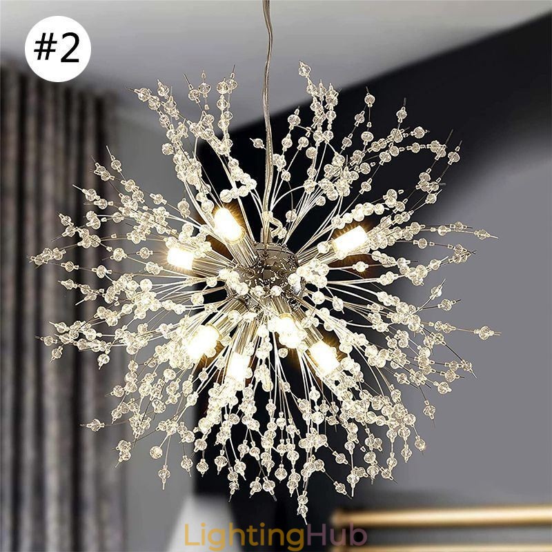 Firework Chandelier 8 Lights Dandelion Pendant Light