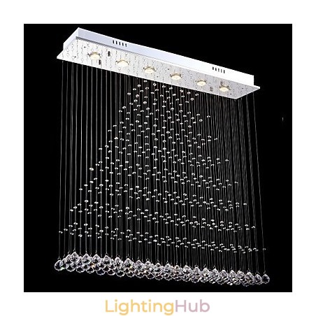 Rectangle Crystal Pendant Light Ceiling Chandelier Lighting Lamps Fixtures Rectangle Crystal Pendant Light Ceiling Chandelier Lighting Lamps Fixtures