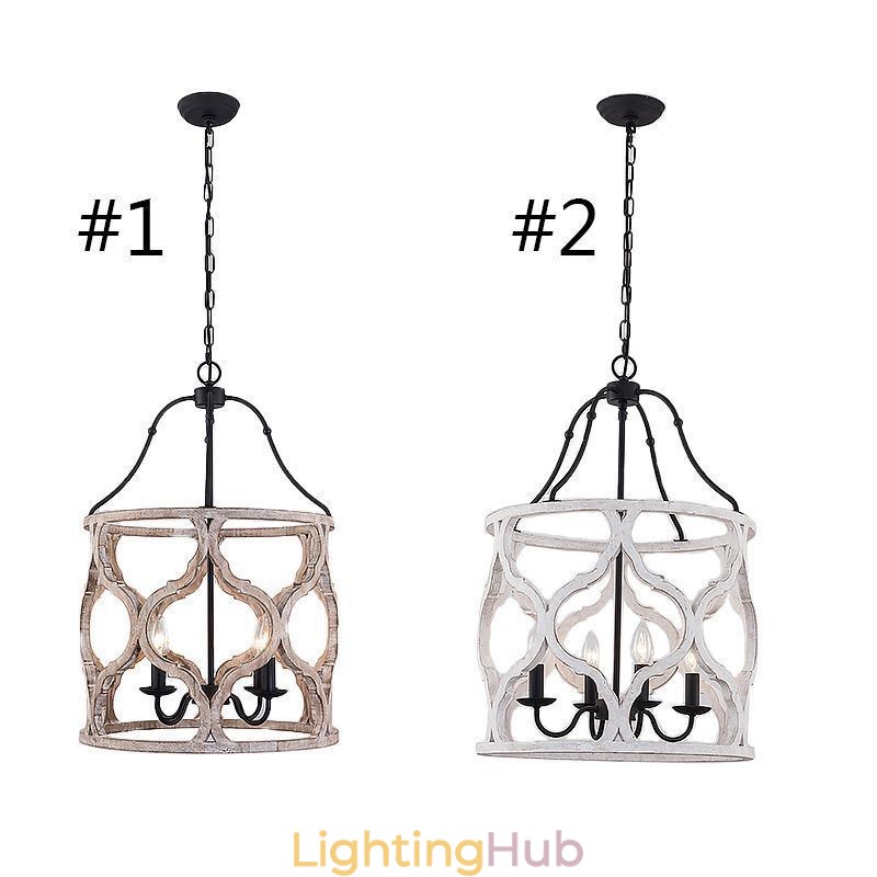 Vintage Style 4 Light Lantern Pendant Light