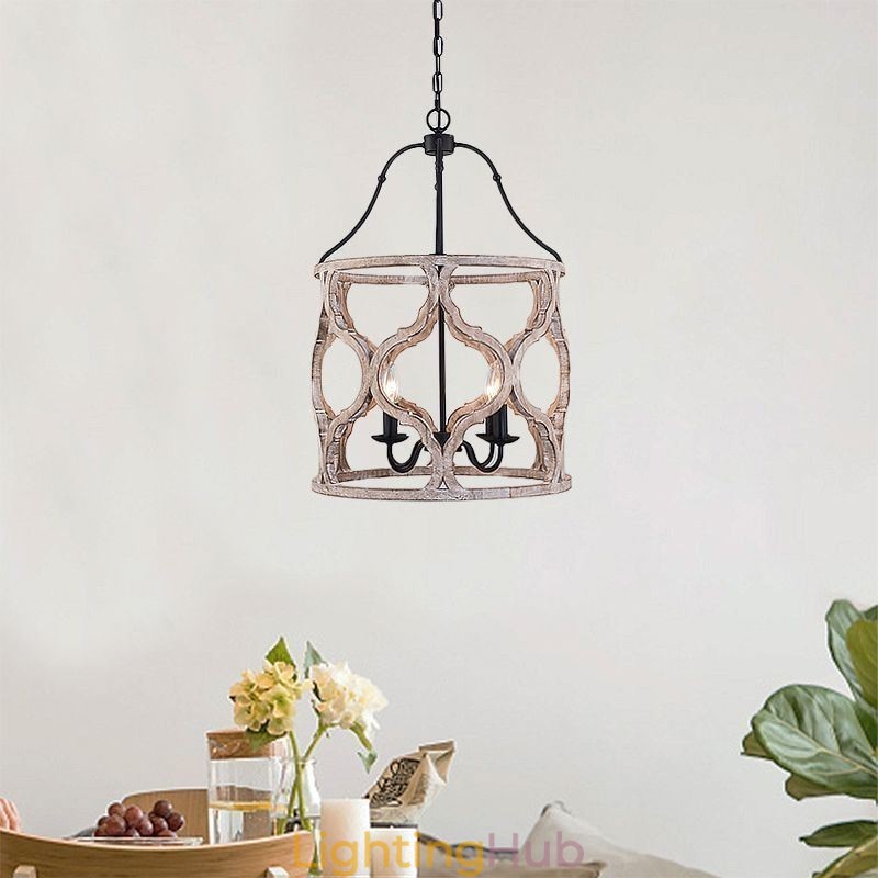 Vintage Style 4 Light Lantern Pendant Light