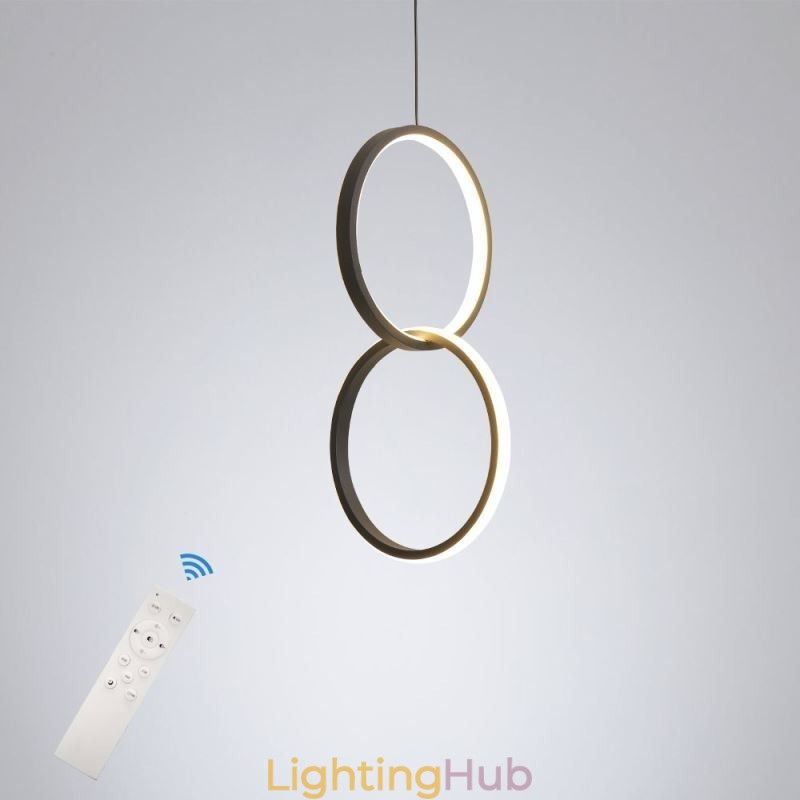 Mimimalist Double Ring Pendant Light