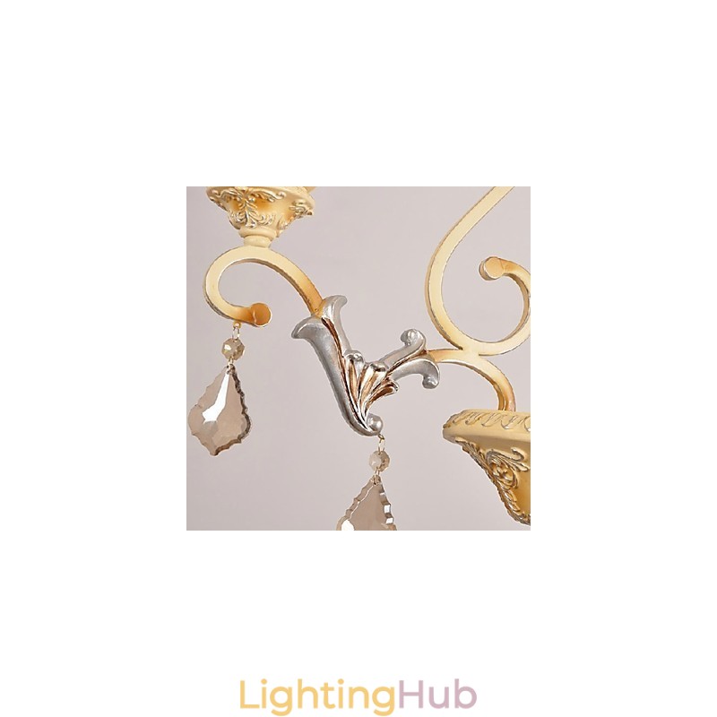 Traditional Classic Crystal Painting Chandelier