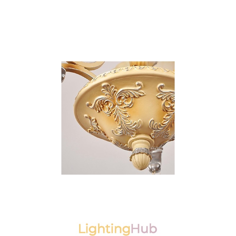 Traditional Classic Crystal Painting Chandelier
