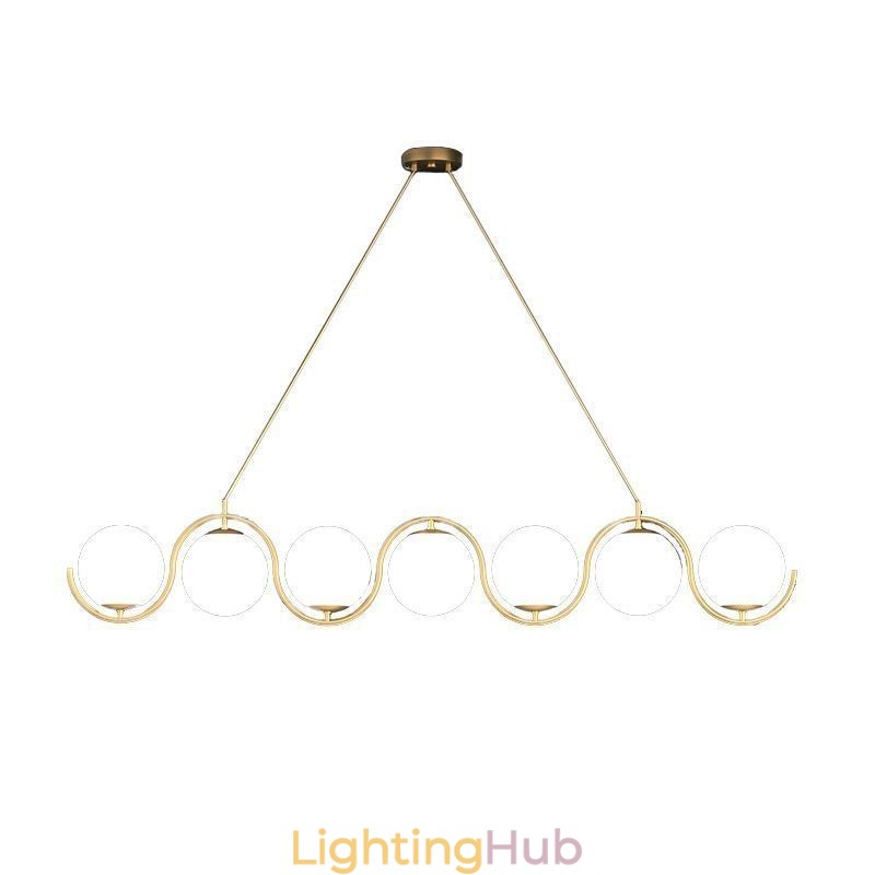 Modern Glass Globe Pendant Light Minimalist Light Fixture