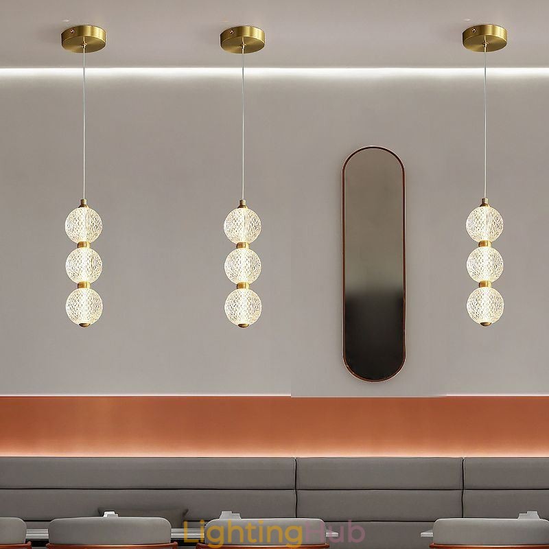 Pendant Light Acrylic Beaded Decorative Lighting