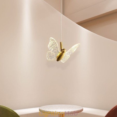 Pendant Light Acrylic Butterfly Ceiling Light Fixture Pendant Light Acrylic Butterfly Ceiling Light Fixture