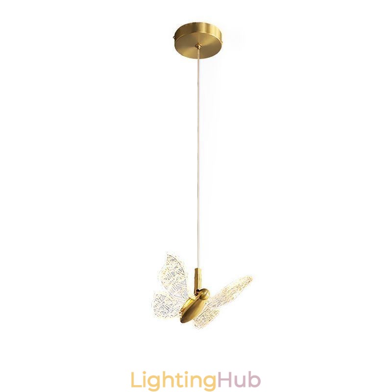Pendant Light Acrylic Butterfly Ceiling Light Fixture