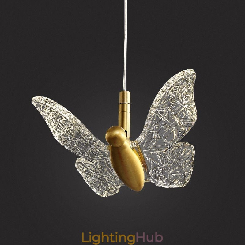 Pendant Light Acrylic Butterfly Ceiling Light Fixture